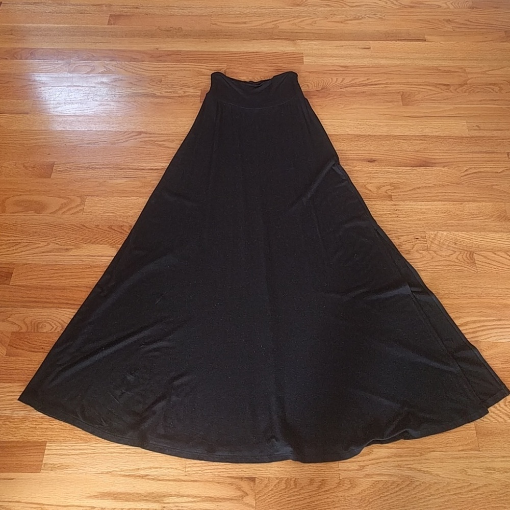 Bobeau Black Maxi Skirt